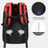 Outdoor Bags 25L Large Capacity Sports Rucksack With Water Bottle Pocket Tennis Rackets Bag Full Zipper For Men Women Youth And Adult