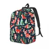 Sırt çantası sevimli Noel DynoSaur Noel hediyesi öğrenci unisex polyester seyahat sırt çantaları desen boş zaman okulu çantaları sırt çantası