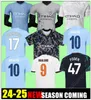 2425 Haaland Soccer Jerseys Dragon Doku Rodrigo Grealish Fans Player de Bruyne Foden 2024 2025 3rd Football Shirts Kids Kit