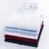 Men's Dress Shirts Cotton Men Classic Long Sleeve Shirt Regular Pocket Fit Formal Business Work Office Casual Button White S-8XL