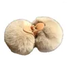 Accessori per capelli Pelliccia sintetica Piccolo artiglio Palla a doppia faccia Morbido e soffice Ragazze Pom Peluche Tornante Copricapo Grab Clip Accesso L3R1