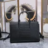Designer Luxury PARIS Sac De Jour Baby Small Medium Black Croc Hand Bag Purse Grained Black Leather Shoulder Bag Tote
