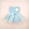 Dog Apparel Winter Dress Tutu Skirt Cat Puppy Small Clothes Dresses Yorkie Pomeranian Shih Tzu Maltese Poodle Bichon Pet Costume