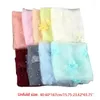 Blankets W3JF Born Pography Props Transparent Mesh Yarn Pearls Flower Blanket Baby Swaddling Wrap Infant Po Shooting Backdrop