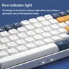 Aigo A108 Gaming Mechanical Keyboard 2.4G Wireless USB Type-c Wired Yellow Switch 110 Key Swap Rechargeable Gamer Keyboard 240304