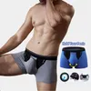 Sous-vêtements homme porte-entrejambe sous-vêtements soutien scrotum boxeurs U-convexe double poche soins de santé améliorer la lingerie avant poche ouverte culotte