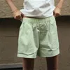 Damesshorts Dames Y2k Strepen Boxer Knoop Elastische taille Losse pasvorm Jongen met zak Schattig Lounge Slaap Zomerbroek