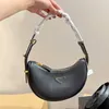 Borsa firmata Borsa di lusso Donna Saffiano riedizione Borse mezza luna Borse a tracolla 3 pezzi Borsa hobo Borsa a tracolla in pelle di alta qualità Portafogli in tela di nylon con pochette