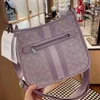Factory Clearance New Hot Designer Handbag Orlai Womens Bag Classic Sticker Shoulder Underarm Stray File Canvas Collage