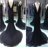 Sexy schwarzes Abendkleid mit V-Ausschnitt, langes formelles Partykleid aus Chiffon, günstig, US-Größe 8 10 121687254