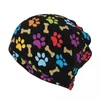 Berets Sparkle Rhinestone Dog Skullies Beanies Caps عقال الرقبة دافئ الرجال النساء