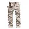 Pantalones para hombres Hombres Cargo para hombre Ajuste relajado Ropa deportiva Jogger Pantalones de chándal Pantalones con cordón al aire libre con bolsillos Fondos largos