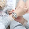 TAXAU Luxus-Markenuhr für Damen, Original, hochwertige, wasserdichte Damenuhren, Edelstahl, modische Kalender-Armbanduhren 240314