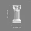 Ljushållare 1 st konstgjorda pografiska rekvisita romerska kolumnens hemdekoration hållare ljusstake po prydnad