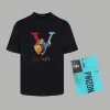 Magliette maschile designer maschile designer maglietta casual 2024 tee da donna con lettere con maniche corte top vendere uomini di lusso hip hop abiti l9xo