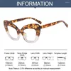 Okulary przeciwsłoneczne Cat Eye anty-blate Lekkie okulary kobiety mężczyzn Zachaża rama optyczna ochrona ultra okulary gogle komputerowe