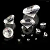 Vaser 500 st rensar akryl diamanter strass kristaller ädelstenar för vasfyllning borddekor