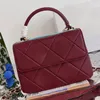 Designer Trendy Cc Borsa a tracolla Portafoglio Lusso Donna Frizione Borsa Catene Tote Bag Doppie lettere Borse in vera pelle Diamond Latt Nanp