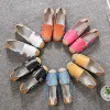 Stiefel 2022 Frühling Herbst Frauen Wohnungen echte Lederschuhe auf Ballett Flats Frauen Flats Print Frau Schuhe Moccasins Slipper Schuhe