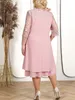 Robe d'invité de mariage pour femmes, grande taille, imprimé Floral, dentelle, demi-manches, robe de soirée, de Cocktail, mi-longue