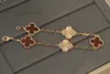 Designer Sieraden Cleef Van Klavertje Vier Armband Merk Liefde Zilver Rose Goud Spiraal Paar Klassieke Diamanten Sieraden Cadeau met Doos