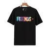 Vlone T-shirt Big "V" Tshirt Men's / Women's Couples Casual Fashion Trend High Street Loose Hip-Hop100% Cotton Printed Round Neck Shirt US Size S-XL 1566