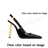 Sandals High Heels Saint Laurent ysls Luxurys Designer shoes heel Paris Dress Classics Women 10cm 8cm Black Golden【code ：L】Wedding Bottoms