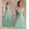Lente/zomer lange jurk nieuwe bh met v-hals mode mesh elegant