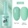 Emerald Essence: Lush Green UV gel nagellack, rik pigmentering, långvarig glansig finish för livliga naglar