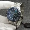 Japanese Quartz Men's In 904 rostfritt stål för kräsna herrar titta på 44mm -tagg