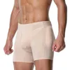 Mężczyźni Wyściełane tyłek wzmocniony Booty Booster Boyshort Shapewear Bolewnia Bokser Męskie wkładki i bioder Shorts Gym Wear 240306