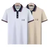 Camiseta masculina grande bordado 2023 verão cavalo marca pequenos projetos camisa de manga curta camisas casuais fino ajuste algodão masculino polo gg s