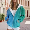 Women's Hoodies Fashion Autumn And Winter Gradient Printing Casual Pocket Womens Pullover Hoodie Full Zip Sweater Up Dress