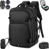 Sac à dos extensible pour hommes, 17 pouces, pour ordinateur portable, étanche, USB 2024, pour affaires, sport, voyage, école