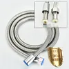 Bath Accessory Set PVC Shower Head Hose Water Heater Rubber Plastic Pipe Stainless Steel