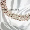 Buss Down Thicker 26mm Heavy Solid 925 Sterling Silver Iced Out Moissanite Cuban Link Chain