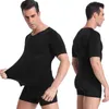 Classix Hommes Corps Tonifiant T-Shirt Minceur Corps Shaper Posture Corrective Contrôle Du Ventre Compression Homme Modélisation Sous-Vêtements Corset 240315