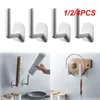 Contenitori e complementi per cucina 1/2/4PCS Accessori autoadesivi sotto l'armadio Portarotolo di carta Portasciugamani Appendiabiti per il bagno