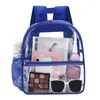 Sacos escolares Clear Backpack Stadium Aprovado Transparente Mini para Mulheres Homens Concert Work Sport Fival Locais