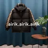 Men's Down Jacket Fashion Hooded French Luxury Brand Classic White Hooded Printed Thermal Jacket