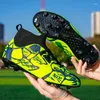 Chaussures de football américain bottes terrain de football pour hommes professionnel anti-dérapant de haute qualité en plein air herbe formation baskets respirantes 2024