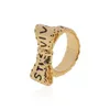 Luxe Viviannes Westwoods Ring keizerin-weduwe Nippon beperkte reproductie Bow Ring koper vergulde paar Ring accessoires