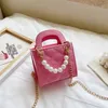 Child PU Skin Bags Small Single Shoulder Bags Solid Color Simple Versatile Handbags Baby Fashion Crossbody Bags For Girls 240314