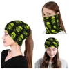 Basker Green Frankenstein Monster Skallies Beanies Caps Women Men Windproof Neck Gaiter Winter Horror Film Bandana Scarf for Cycling