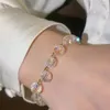 Strand Elegant Attraktiv Women Girl Charm Clear Korean Style Lucky Armband Fashion Jewelry Crystal Armband