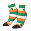 Men's Socks Funny Ankle Ireland St Patrick's Day Hip Hop Casual Crew Sock Gift Pattern Printed