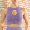 Zipper Style Sports Yoga Women, Comfortable Gathering and Anti Sagging Sexy Bra for Women