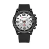 Relógios de pulso Relógio de pulseira de silicone elegante pulso de quartzo masculino com design minimalista moda jóias para adolescentes ideal