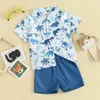 Clothing Sets Blotona Toddler Baby Boy Summer Clothes Short Sleeve Button Down Shirt Shorts Set 2T 3T 4T 5T Hawaiian Outfit