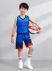 män ungdomar barn basket träning tröja set usa lagsspårar andningsbara baskettröjor uniformer anpassade tryck 240315